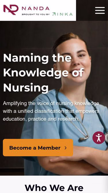 Screenshot of nanda.org