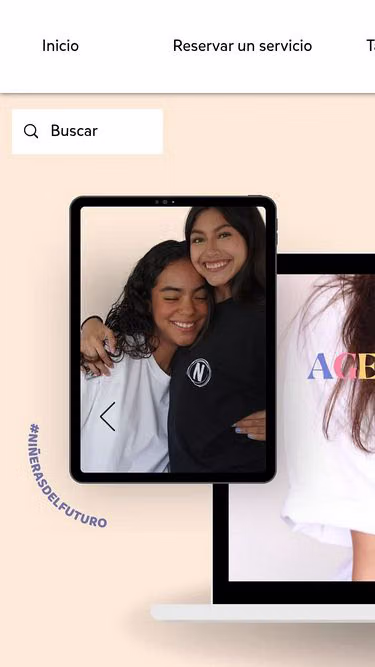 Screenshot of nanny.com.mx
