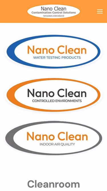Screenshot of nanoclean.international