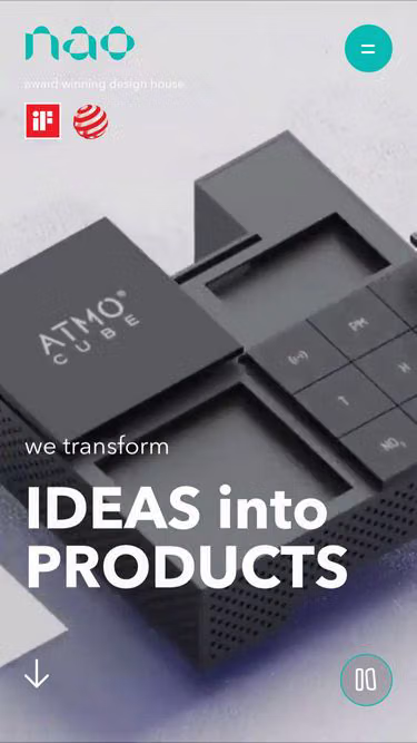 Screenshot of nao.design