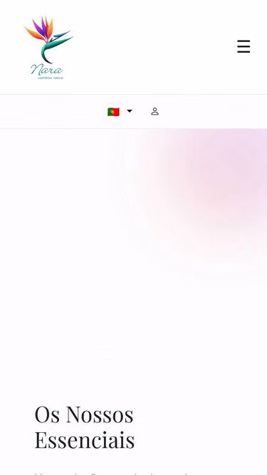 Screenshot of nara.pt