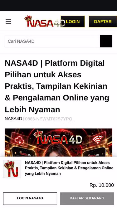 Screenshot of nasa4d.ink