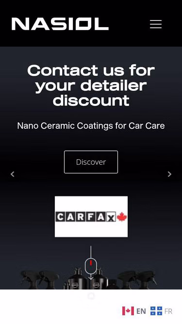 Screenshot of nasiol.ca