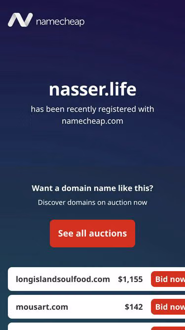 Screenshot of nasser.life