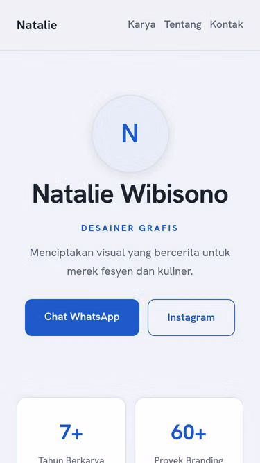 Screenshot of natalie.my.id