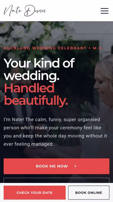 Screenshot of nate.nz