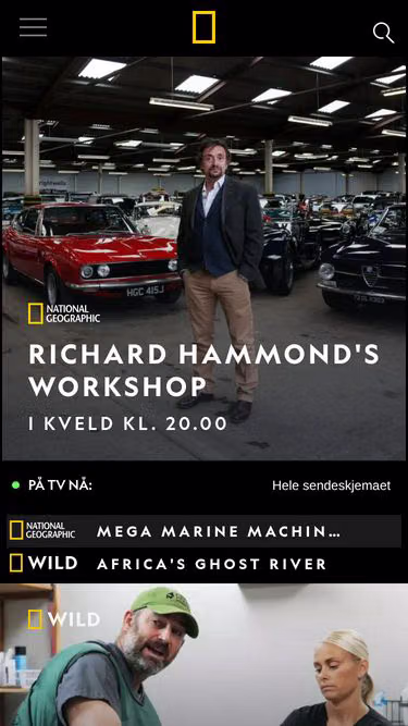 Screenshot of natgeo.no