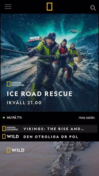 Screenshot of natgeo.se