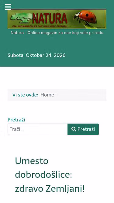 Screenshot of natura.rs