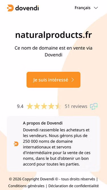 Screenshot of naturalproducts.fr
