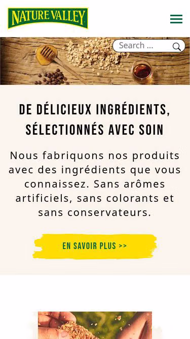 Screenshot of naturevalley.fr