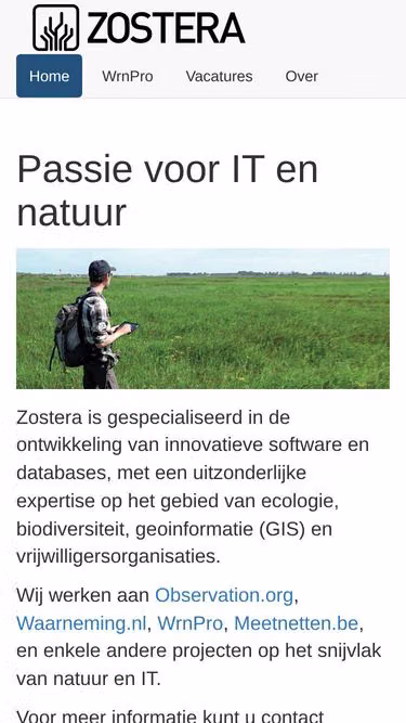 Screenshot of natuur.it