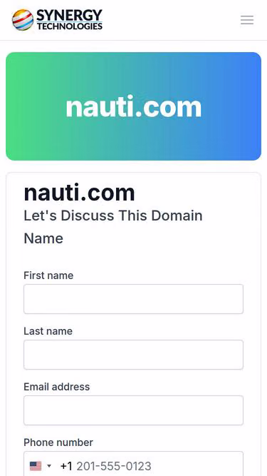 Screenshot of nauti.com