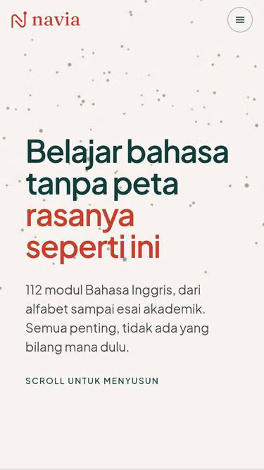 Screenshot of navia.id