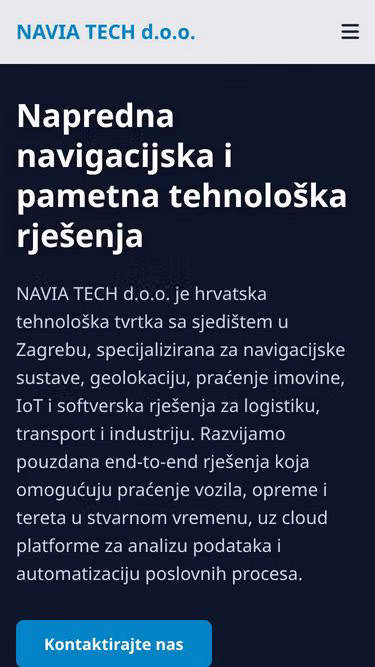 Screenshot of navia.motorcycles