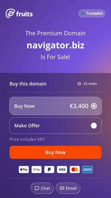 Screenshot of navigator.biz