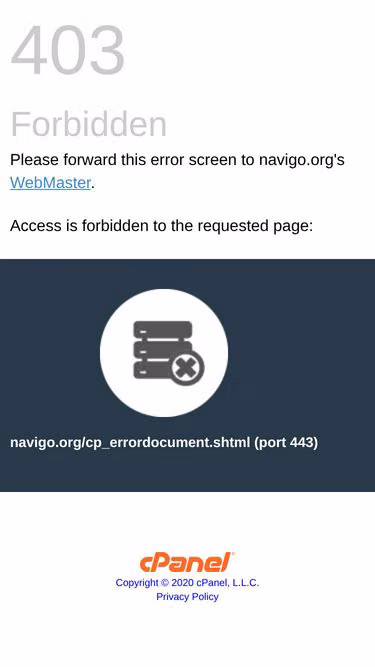 Screenshot of navigo.org