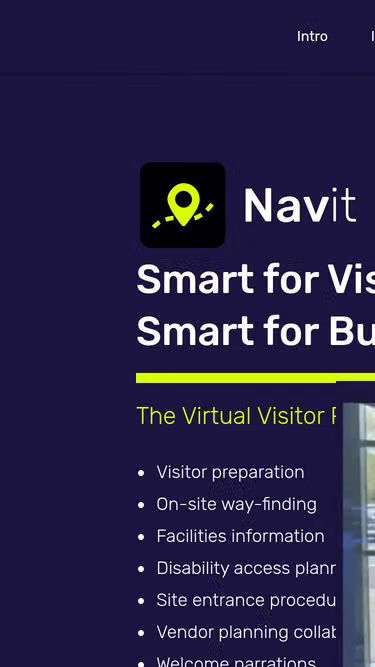 Screenshot of navit.ie