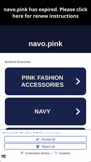 Screenshot of navo.pink