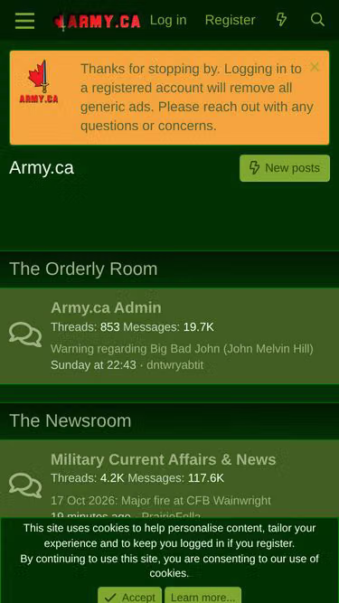 Screenshot of navy.ca