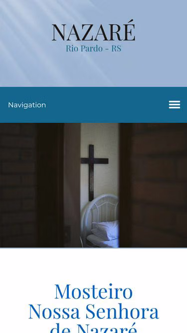 Screenshot of nazare.org.br