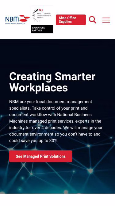 Screenshot of nbm.ie