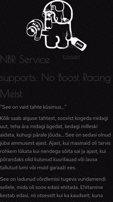 Screenshot of nbr.ee