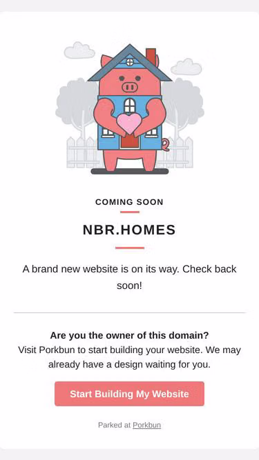 Screenshot of nbr.homes