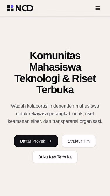 Screenshot of ncd.web.id