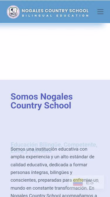 Screenshot of ncs.edu.co