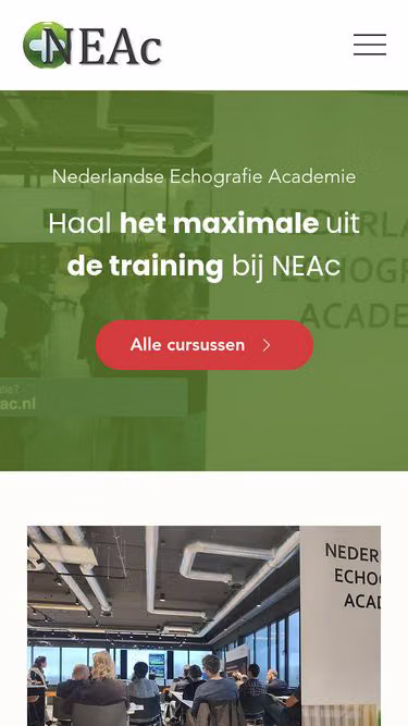 Screenshot of neac.nl