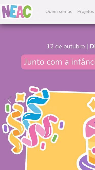 Screenshot of neac.org.br