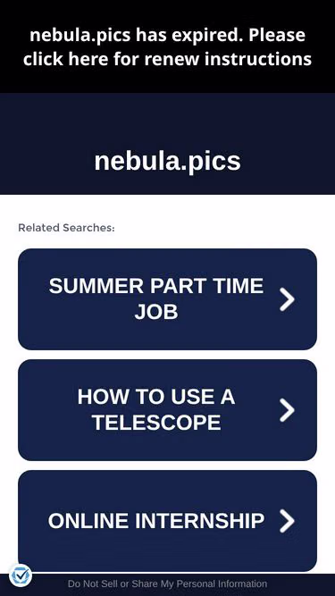 Screenshot of nebula.pics