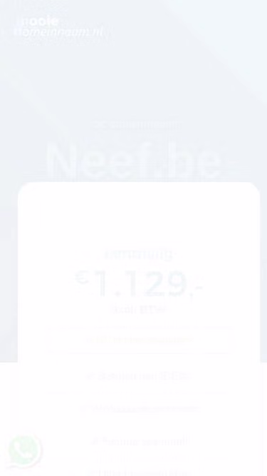 Screenshot of neef.be