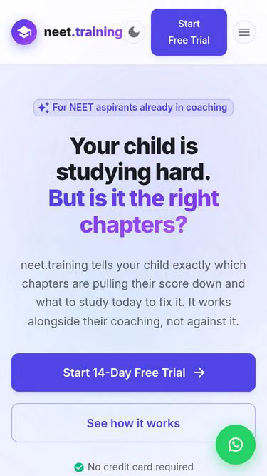 Screenshot of neet.training