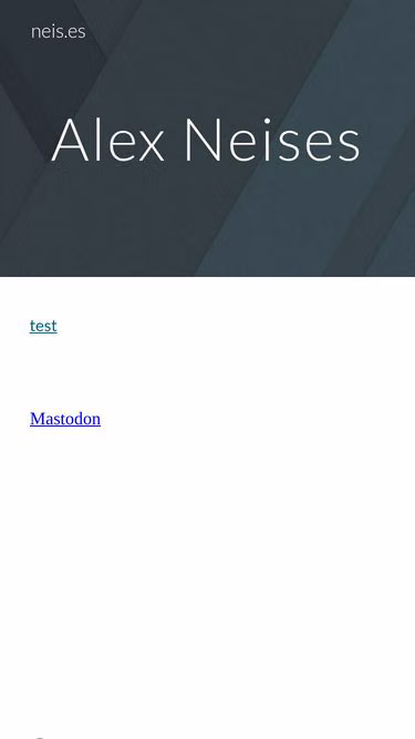 Screenshot of neis.es