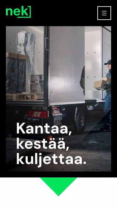 Screenshot of nek.fi