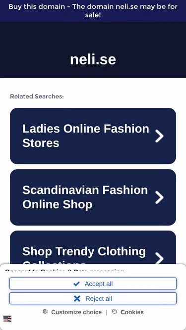 Screenshot of neli.se