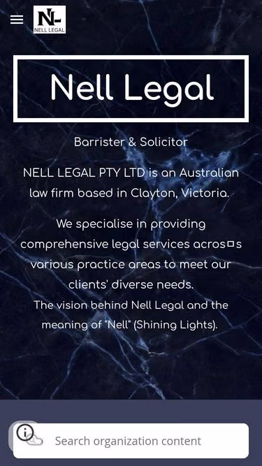 Screenshot of nell.legal