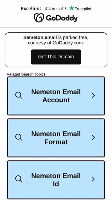 Screenshot of nemeton.email