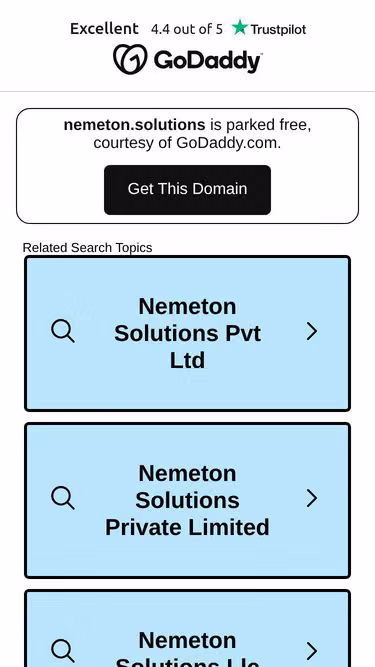 Screenshot of nemeton.solutions