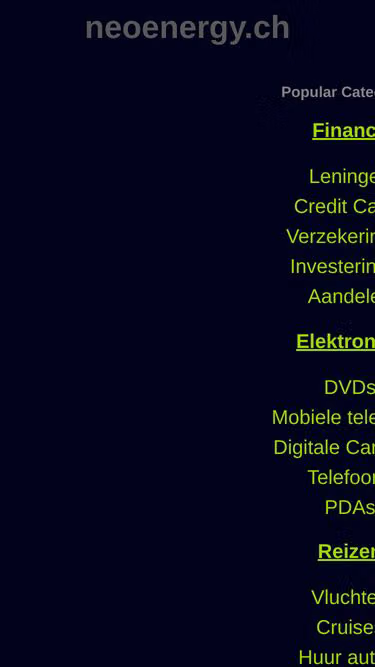 Screenshot of neoenergy.ch