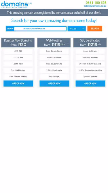 Screenshot of neoenergy.co.za