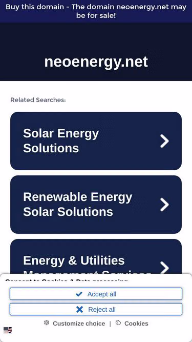 Screenshot of neoenergy.net