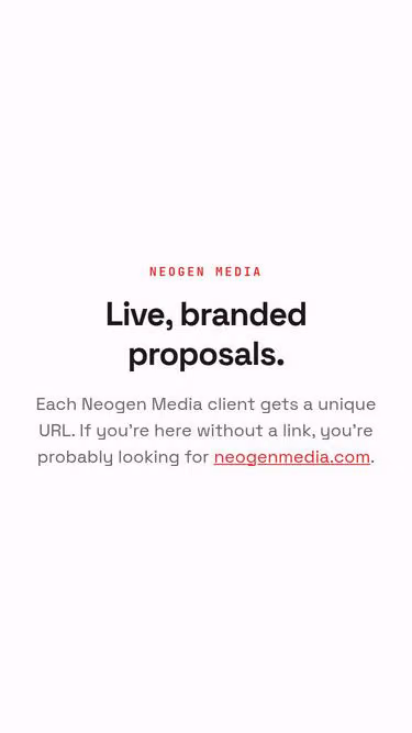 Screenshot of neogen.media