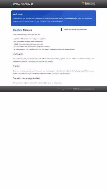 Screenshot of neolux.it