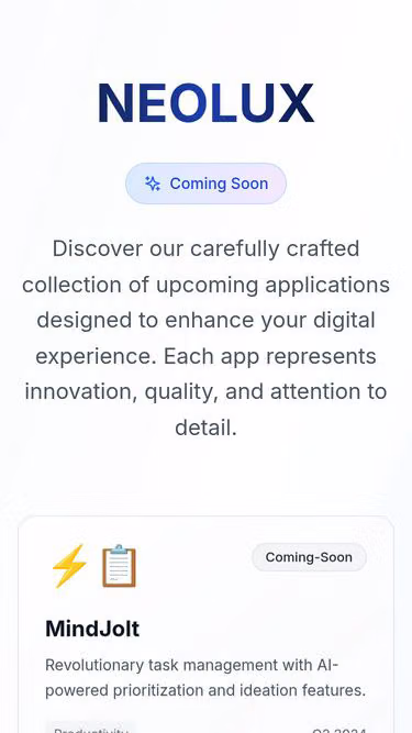 Screenshot of neolux.site
