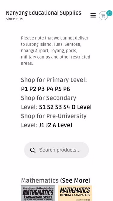 Screenshot of nes.com.sg