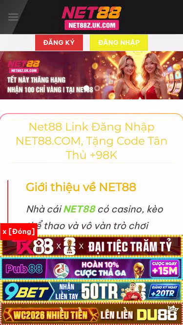 Screenshot of net88.beauty