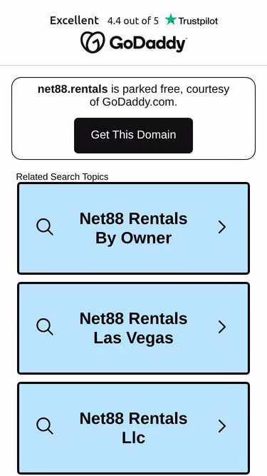 Screenshot of net88.rentals